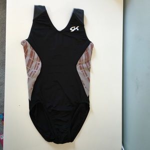 GK Black Interlock Leotard